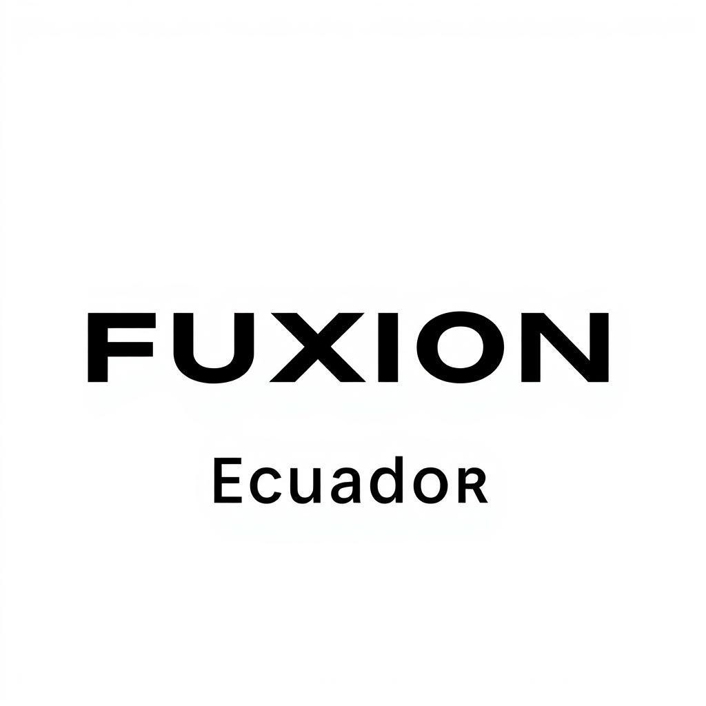 Logo oficial de FuXion Ecuador con su eslogan